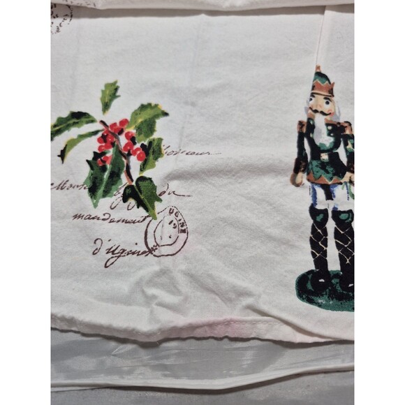 Williams Sonoma Holiday Nutcracker Christmas Hand-Screened Textiles 6 Read - Picture 6 of 6